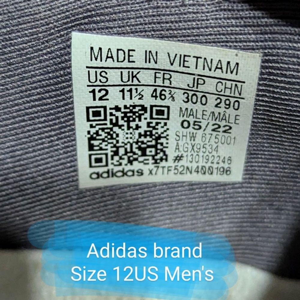 Adidas Size 12 men's EUC, NMD_R1 in grey w/yellow accents *sold out online* - Picture 4 of 16